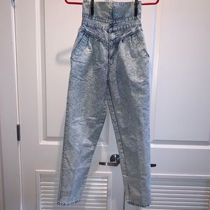 Vintage 80s ultra high waist jeans